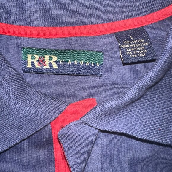 R&r casuals shirt mens large‎ vintage - Picture 4 of 4
